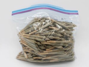 BAG OF HEMP JOINTS (10 - 1000 QUANTITY) - 4 STRAINS AVAILABLE.
