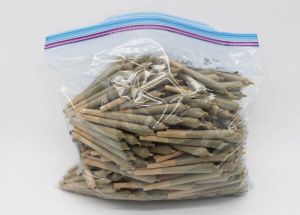 BAG OF DELTA 8 THC HEMP JOINTS (10 - 1000 QUANTITY) - 4 STRAINS AVAILABLE.