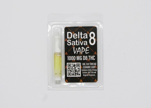 DELTA-8 THC VAPE CARTS - 1000 MG D8 THC | 2 STRAINS AVAILABLE.
